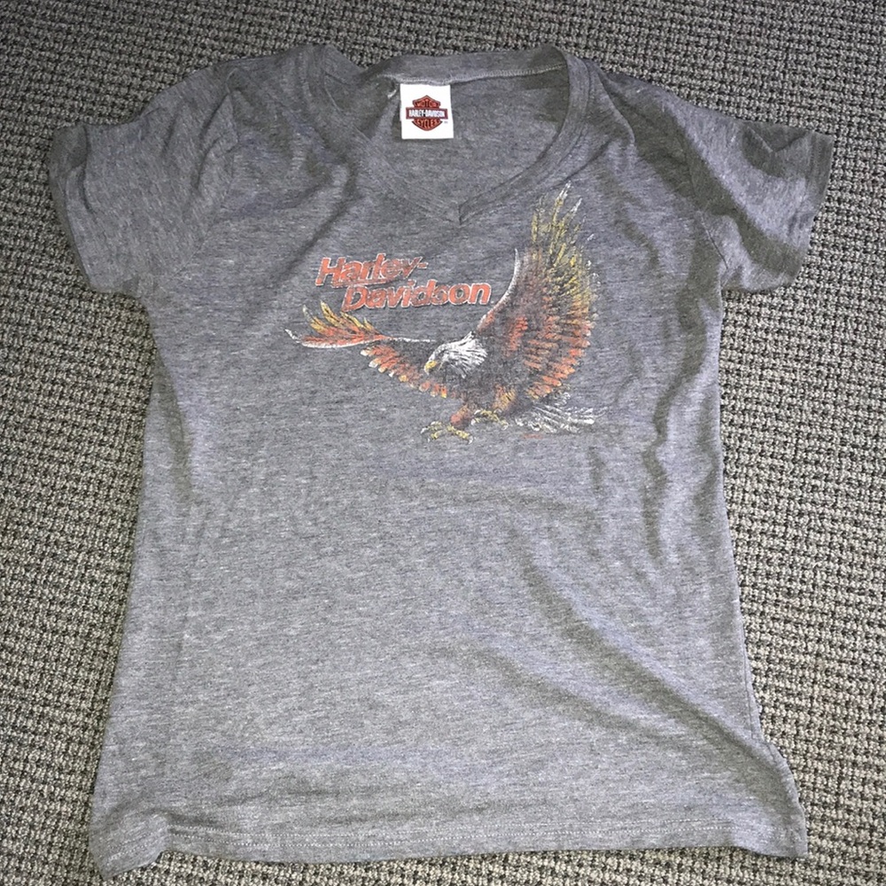 Harley-Davidson Gray Eagle Graphic Tee